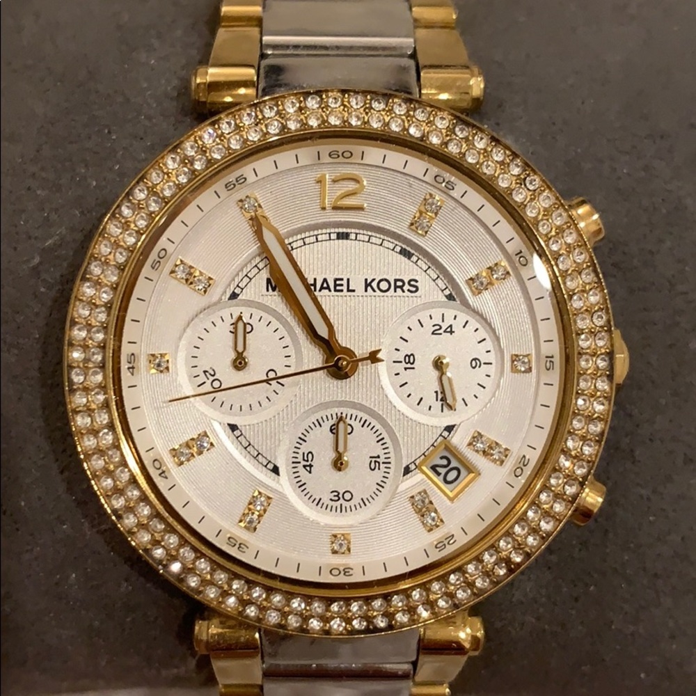 Michael Kors Two Tone Ritz Watch